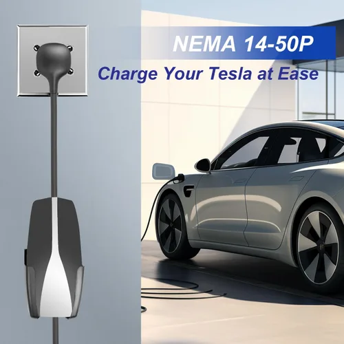Miniatura 2 de ENA Adaptador NEMA 14-50 compatible con Tesla Gen 2 Cargador portátil portátil para Tesla Mobile Charger a NEMA 14-50 240V Outlet a 32 Amp