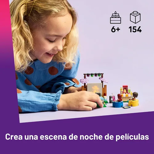 Miniatura 2 de LEGO Friends Noche de Película de Amistad Juego de Construcción de Roles - Juego de Construcción Interactivo para Niñas y Niños, Edades 6+ - Incluye