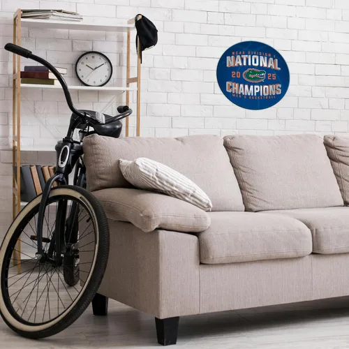 Miniatura 3 de Rico Industries NCAA Florida Gators 2025 - Banderín de baloncesto de corte en forma de campeones nacionales de baloncesto para hombre, decoración