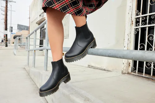 Miniatura 7 de Dr. Martens Botas Chelsea de piel Sanguine para mujer