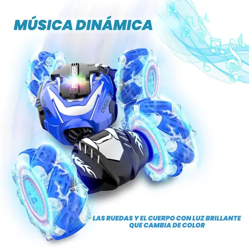 Miniatura 4 de Coche de Control Remoto, Coche de Acrobacia RC con Detección de Gestos, 4x4 Transformación Todo Terreno para Girar, Control Remoto de 2.4Ghz