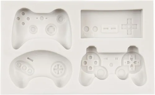 Miniatura 8 de Controlador de juego Molde de fondant para videojuegos, Gamepad de silicona, chocolate, caramelo, para juego, fiesta, decoración de pasteles