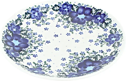 Miniatura 7 de Platos de postre amarillos Alyssa de cerámica polaca de Blue Rose - Diámetro de 7.5" - Hermoso plato para pastel, aperitivos o bocadillos