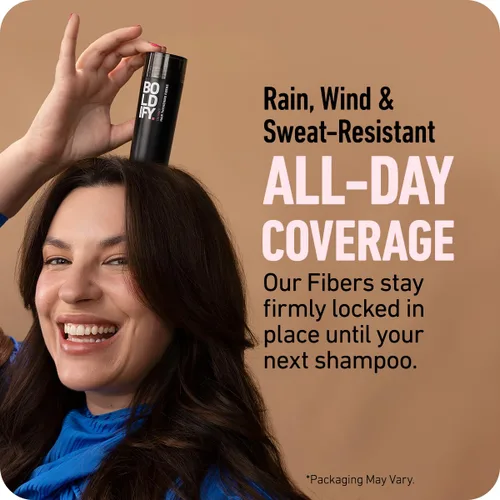 Miniatura 5 de Boldify Build & Conceal Bundle - Fibra capilar y polvo de línea capilar (rubio oscuro): espesante indetectable para cabello fino, retoque