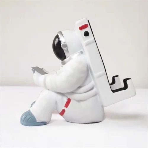 Miniatura 3 de Soporte de teléfono para escritorio, soporte creativo de astronauta para teléfono celular, tabletas, soporte de teléfono para iPhone, iPad, teléfono