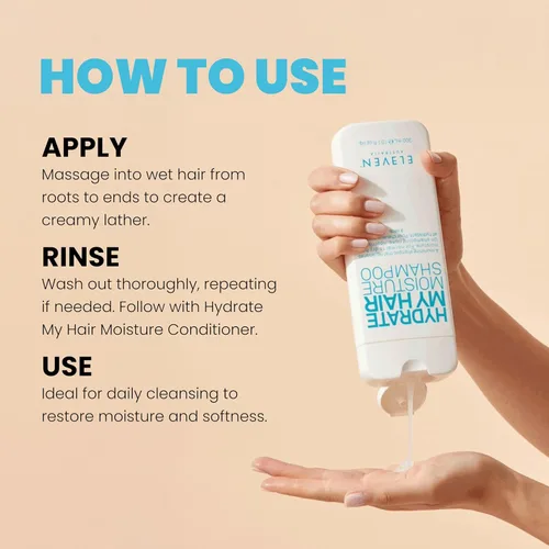 Miniatura 3 de ELEVEN AUSTRALIA Hydrate My Hair Shampoo El mejor champú hidratante para cualquier clima