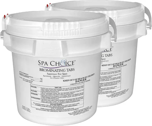 Miniatura 6 de SpaChoice Pestañas de bromación premium de 3.5 libras desinfectante para spas, tabletas de bromo para bañera de hidromasaje de spa, fabricado