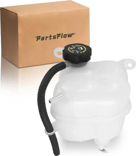 Miniatura 23 de PartsFlow Tanque de depósito de refrigerante con tapa compatible con Chevrolet Silverado GMC Sierra Cadillac Escalade Yukon 603-054 22797286