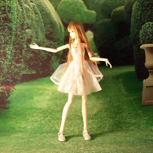 Miniatura 5 de Personalizado 1/3 BJD Muñeca Ballet Bailarín 23.6 in 24 Pulgadas Bola articulada SD Muñecas Articuladas Mueve PVC DIY Muñeca Piel Blanca Maquillaje