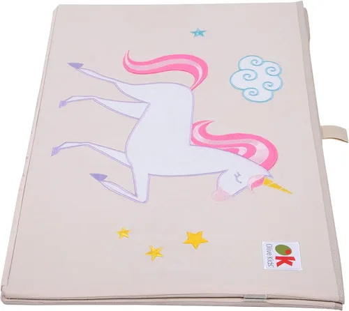 Miniatura 3 de Wildkin Cofre de tela para juguetes para niños, caja de almacenamiento resistente con asa para juguetes y suministros - Unicornio