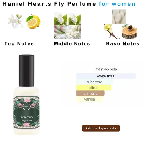 Miniatura 5 de Haniel Perfumes de feromonas para mujer – Aroma de larga duración para ella con aceite de perfume de feromonas de vainilla para mujer para mejorar