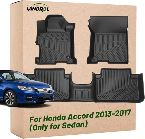 Miniatura 11 de Alfombrillas para Piso de Automóvil de Repuesto para Honda Accord 2008-2012 (Solo para Sedán) Protección para Todo Clima Ajuste a Medida Alfombras