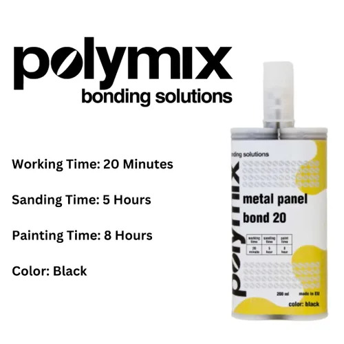 Miniatura 2 de Polymix Panel Bond 20 Adhesivo Cartucho de 200ml y Dos Boquillas de Mezcla para Aplicación