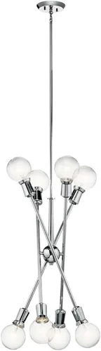 Miniatura 7 de Kichler Armstrong 26" 8 luces Candelabro Latón Natural