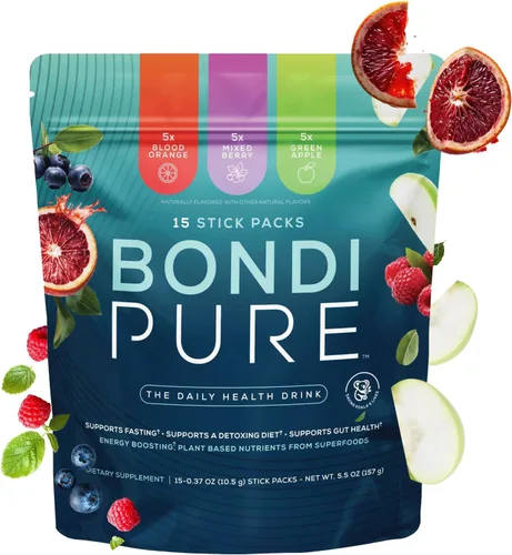 Miniatura 15 de Bondi Pure - Bebida diaria de salud y desintoxicación - Promueve la salud intestinal y el apoyo energético durante una limpieza o ayuno intermitente