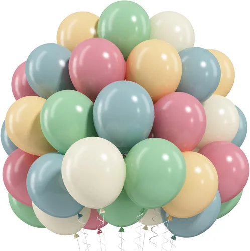 Miniatura 11 de Globos verdes y negros, globos metálicos de 12 pulgadas, color plateado, verde, arena, blanco y negro, globos de fiesta de fútbol, helio, globos