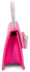 Miniatura 2 de AFB Bolsos de mano de noche con diamantes de imitación para mujer, con lazo de satén, bolso cruzado para fiesta, boda, baile de graduación