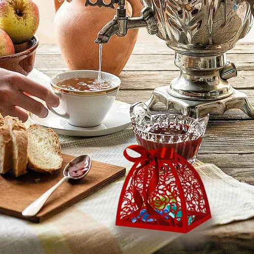 Miniatura 5 de GLOBLELAND Troqueles de corte de caja de dulces de flores para hacer tarjetas, 3D, troqueles de corte para manualidades, álbumes de recortes