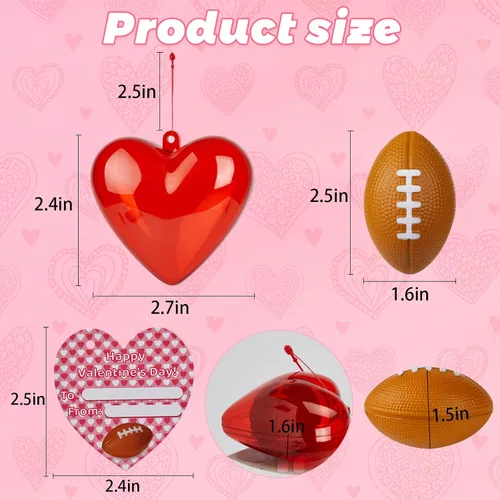 Miniatura 2 de WELLVO Regalos para el día de San Valentín para niños, escuela, paquete de 28 regalos de fiesta de fútbol de San Valentín para niños y niñas, mini