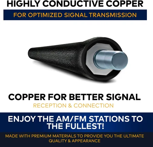 Miniatura 2 de 6 3/4" MAST de antena compatible para Toyota FJ Cruiser 2007-2015