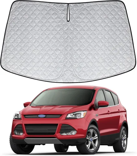 Miniatura 20 de Parasol de 6 capas para parabrisas de Honda Element 2003-2011, parasol plegable para automóvil con bolsa de almacenamiento, reflectante del calor