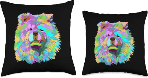 Miniatura 3 de Chow Chow Dog Gifts - Cojín para perro (16.0 x 16.0 in), multicolor
