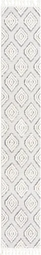 Miniatura 19 de Unique Loom Cherokee Collection Gatlinburg - Alfombra rectangular de 2 x 3 pies 1 pulgada, color blanco y negro
