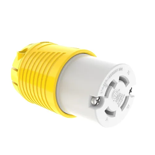 Miniatura 19 de RVGUARD extremos de cable de extensión macho y hembra, juego de enchufe y conector de repuesto de hoja recta de 15 A 125 V de servicio pesado, tipo