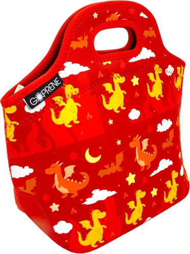 Miniatura 9 de Bolsa de almuerzo para niños con aislamiento de neopreno para niños, se adapta a la lonchera Bento Box y Thermos verde para niños pequeños