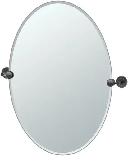 Miniatura 11 de Gatco Latitude II Espejo rectangular, Metal, 24 pulgadas