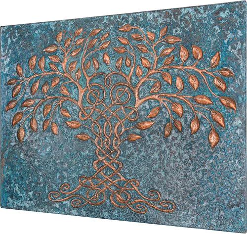 Miniatura 3 de Salpicaduras de Cocina, Salpicaduras de Cocina Árbol de la Vida Celta, Panel de Salpicaduras de Cobre Personalizable, Azulejo de Salpicaduras