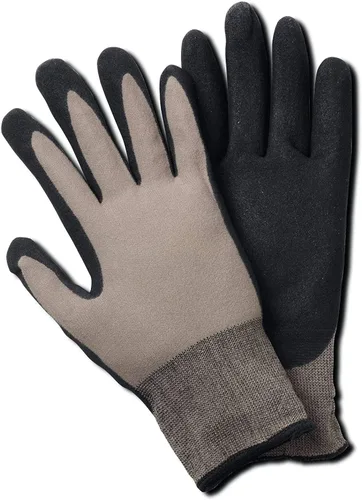 Miniatura 3 de MAGID BE337T Bella Comfort Flex - Guante de jardín para hombre, talla M/L (1 par), negro y gris