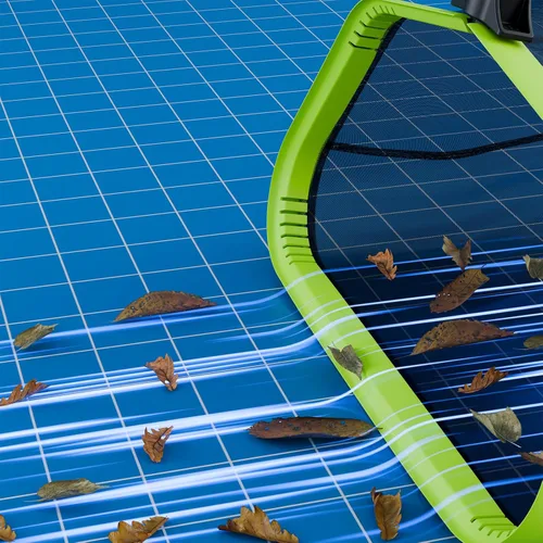 Miniatura 7 de Sepetrel, Red de piscina, redes profesionales para limpieza con bolsa profunda de nailon, marco de aluminio resistente y rastrillo de mango