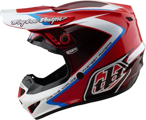 Miniatura 12 de Troy Lee Designs Casco GP para Motocross MX Todo Terreno Rebanada azul/blanco