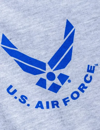Miniatura 5 de U.S. Air Force Camiseta con licencia de la Fuerza Aérea de los Estados Unidos, camiseta militar para aviadores y veteranos de la USAF para hombres