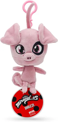Miraculous Ladybug Kwami - Llaveros de mochila Lifesize de 5 pulgadas – Daizzi The Pig Clip-On Toys – Accesorios portátiles de mariquita y gato