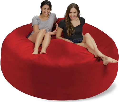 Miniatura 23 de Chill Sack Bean Bag Funda para silla, 3 pies, microgamuza - Oliva