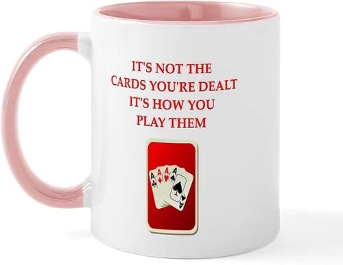 Miniatura 38 de CafePress Euchre Champ Mugs Taza de café de cerámica de 11 oz (11.0 fl oz)