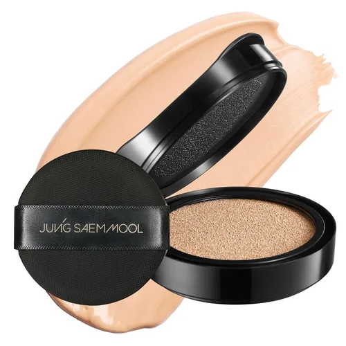 Miniatura 16 de JUNG SAEM MOOL Essential Skin Nuder - Recambio de cojín Acabado natural, cobertura para construir por el artista de maquillaje coreano