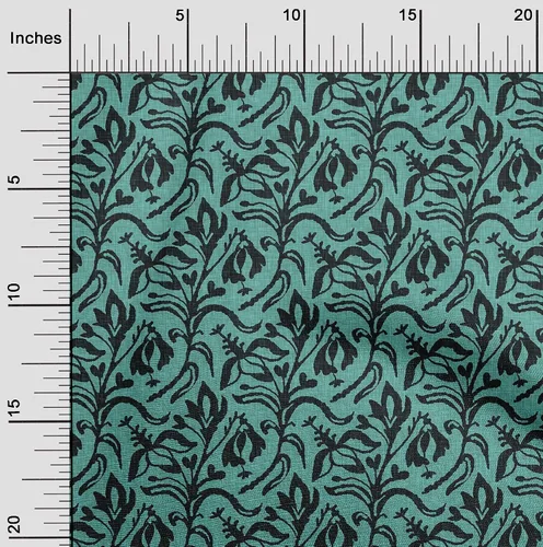 Miniatura 2 de oneOone Cotton Flex - Bloque de tela verde oscuro para costura, proyectos de manualidades, impresiones de tela por yarda, 40 pulgadas de ancho, RC