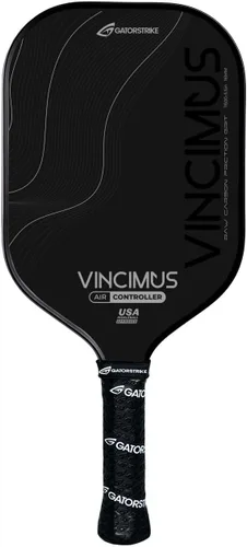 GATORSTRIKE Vincimus Air Controller T600 - Paleta de pickleball T600 de fibra de carbono con núcleo de panal de polipropileno mejorado de 0.630 in,