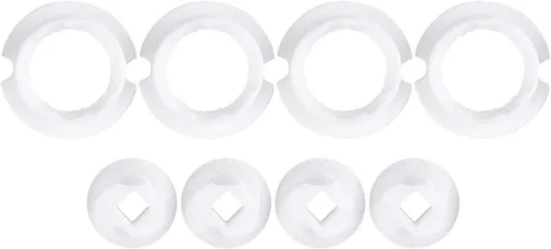 Miniatura 7 de iiniim 4 piezas de molinillo de café, núcleo de molienda de cerámica, accesorios de molienda de pimienta, blanco, talla única
