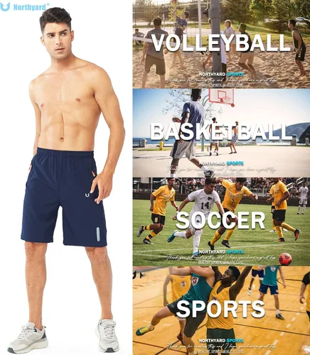 Miniatura 6 de NORTHYARD - Pantalones cortos deportivos para correr para hombres, ligeros, de secado rápido, 7, 5 o 9 pulgadas, para senderismo, deportes, gimnasio