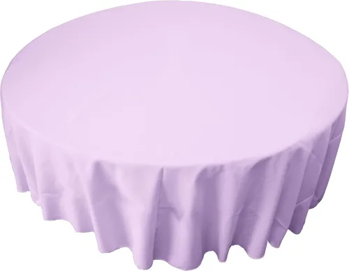 Miniatura 146 de LA Linen - Mantel redondo lavable de popelina de poliéster, resistente a manchas y arrugas, 51", mantel de tela para comedor, cocina, fiesta, Negro