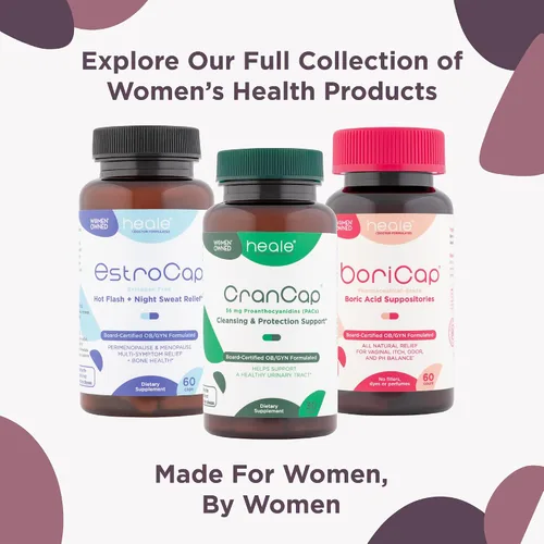 Miniatura 10 de FloraCap Probióticos vaginales para mujeres, 30 cápsulas orales, probióticos formulados por médicos para la salud femenina, el pH, el tracto