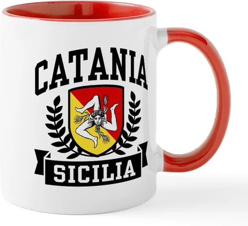 Miniatura 53 de CafePress Sicilia Mug - Taza de café de cerámica (11.0 fl oz)