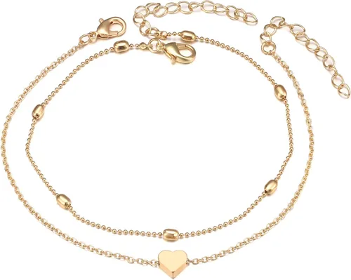 Miniatura 7 de Fesciory - Tobillera ajustable de aleación de oro, joyería de regalo, para mujer