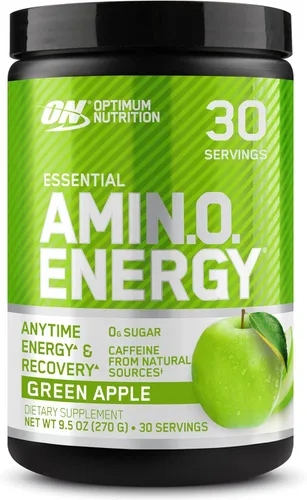 Miniatura 28 de Optimum Nutrition Amino Energy - Polvo energético para antes del entrenamiento con té verde, BCAA, aminoácidos, extracto de café verde, sabor