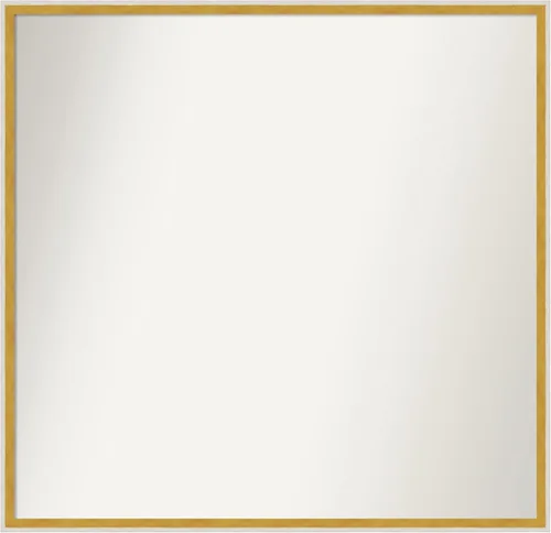 Miniatura 568 de Amanti Art Espejo de baño blanco para sobre el fregadero, 32 x 45 pulgadas, espejo de tocador rectangular blanco esbelto, marco de madera moderno