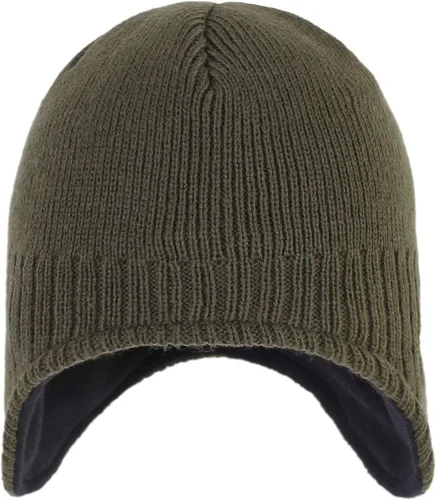 Miniatura 2 de Connectyle Gorro de invierno cálido para hombre, con forro polar y orejera, gorro diario